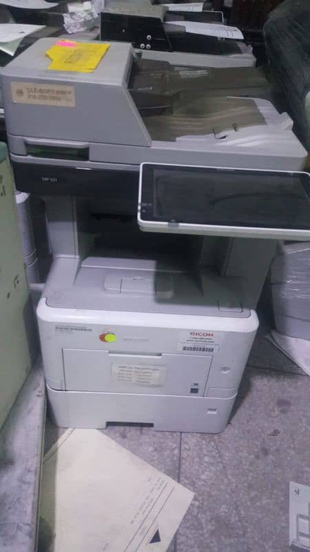 Ricoh MP 501 toner + power + 110 converter 0