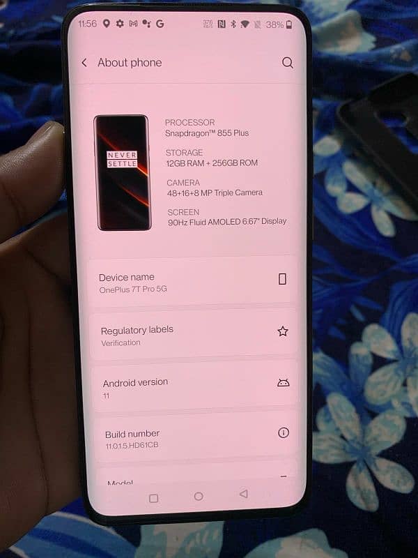 Oneplus 7T Pro 12Gb+12Gb 256Gb 90Fps Good Condition 4