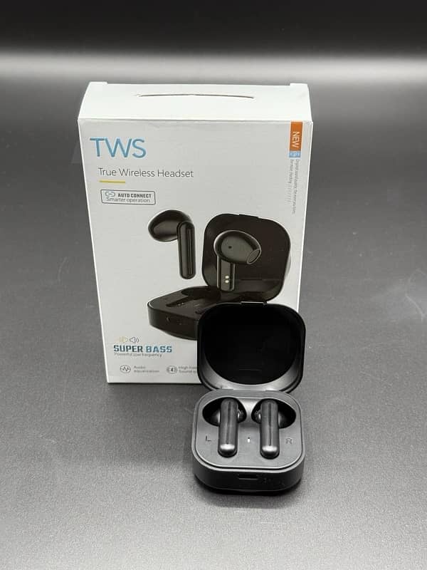 True wireless stereo air buds (black) 5