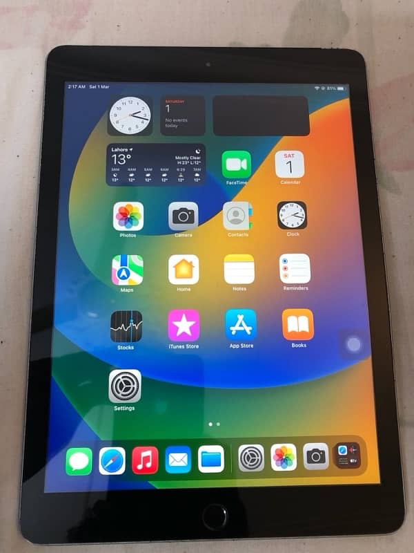 i pad fifth generation with  selluar data sim option 0