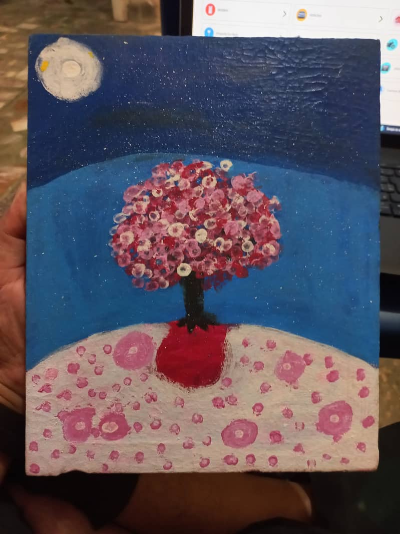 painting of flower 0