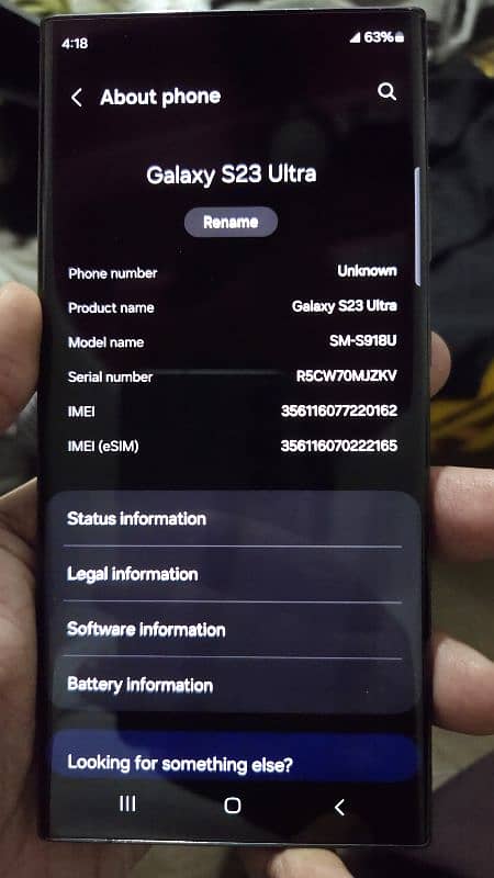 Samsung Galaxy S23 Ultra (non PTA) but cellular is open!!! 3