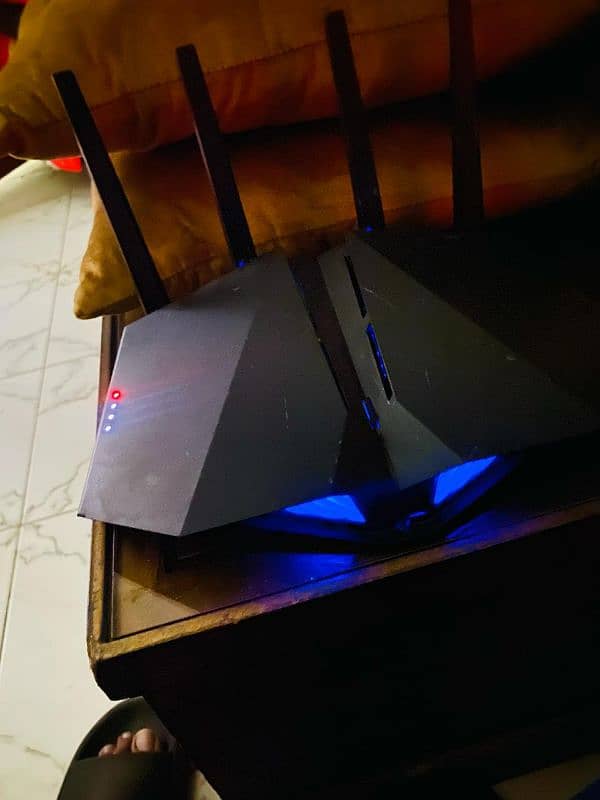Asus AX82u ax5400 Dual Band WiFi 6 Gaming, ASUS AURA RGB, 1