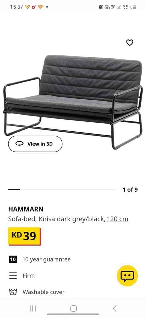 IKEA- sofa bed 3