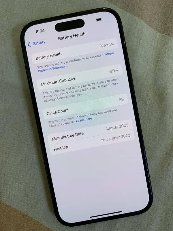 Iphone 15 128gb Factory unlock 99 battery health 11