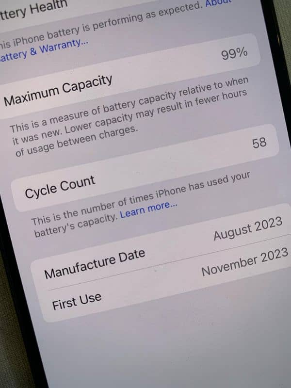 Iphone 15 128gb Factory unlock 99 battery health 13