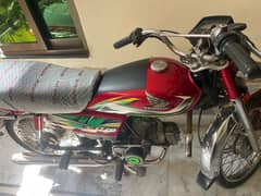 Urgent Sale Honda CD 70 22 model All Punjab Nmbr