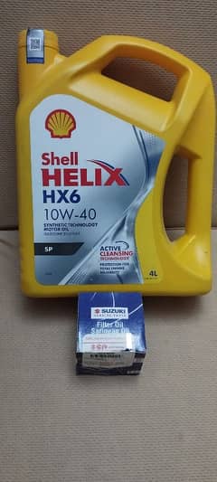 shell original car engine oil & oil filter