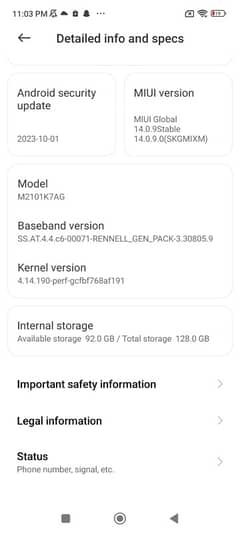 redmi note 10 6/128 Pta approve