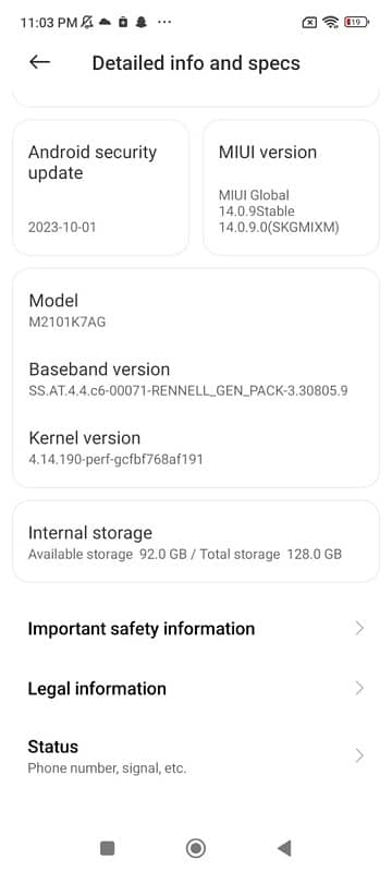 redmi note 10 6/128 Pta approve 0