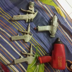 pneumatic impact wrench and spray gun