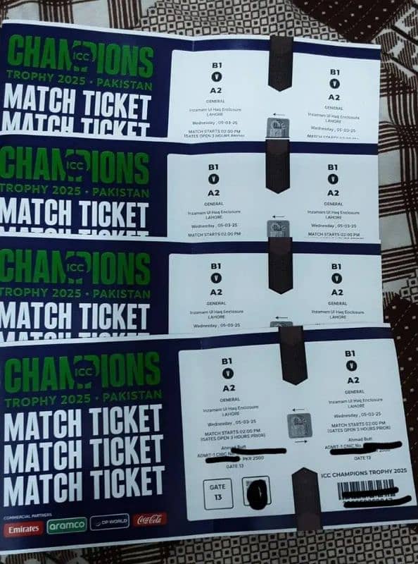 semi final tickets in lahore 0