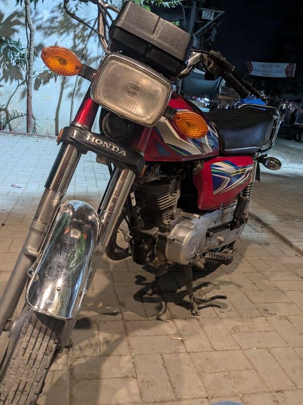 Honda 125 Karachi num model 2022 3