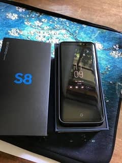 Samsung Mobile S8 Plus with box