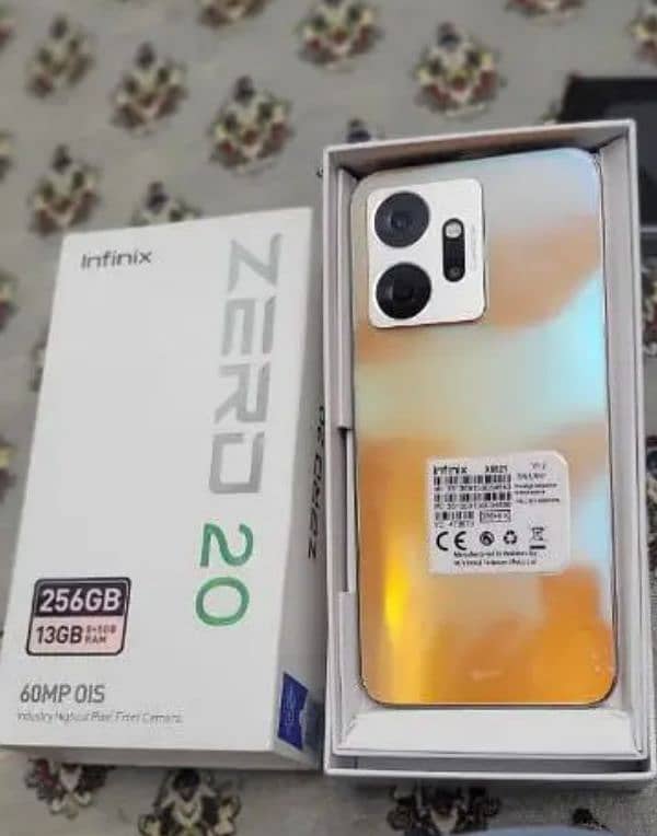 Infinix Zero 20 13gb 256gb complete box 0