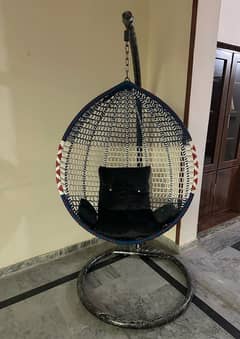 swing jhola iron frame with stand and cussions  wholesale price