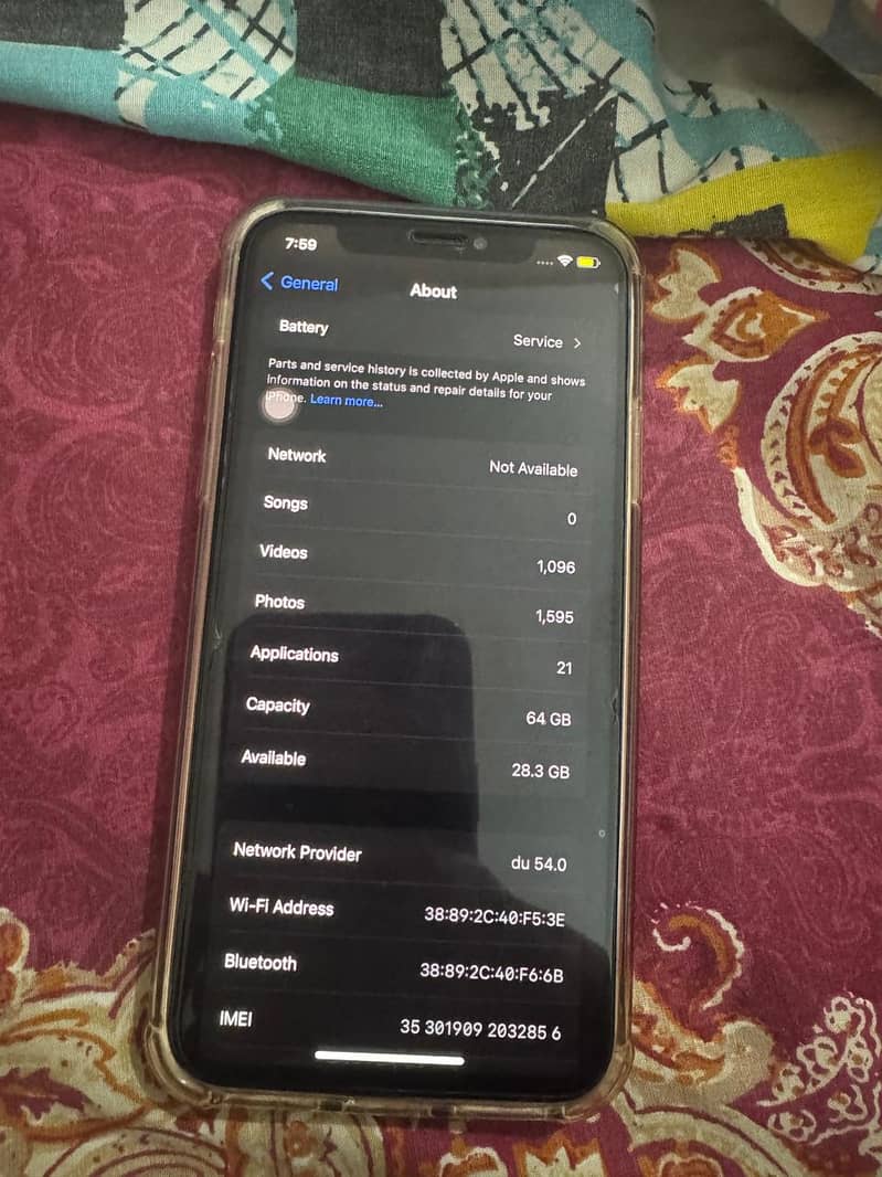 iPhone X 64gb NON PTA for Sell 2