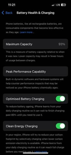 iphone 13 128 gb Jv battery health 93.