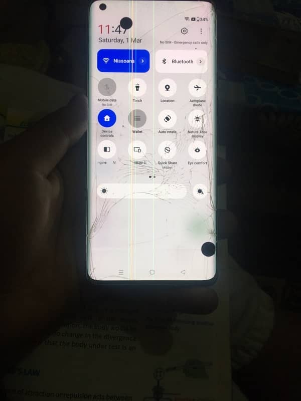 Oneplus 8pro 12 256 Miror lines dot Pta approvd Single sim 2