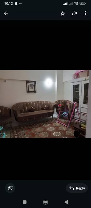 NEW 2 BED DD FLAT FOR SALE IN GOLD LINE DESTINY 5L NORTH KARACHI 1