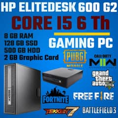 H. P PRODESK 600 G2 SFF [CORE I5 6TH GEN, 8GB DDR4 RAM, 128GB SSD, 500