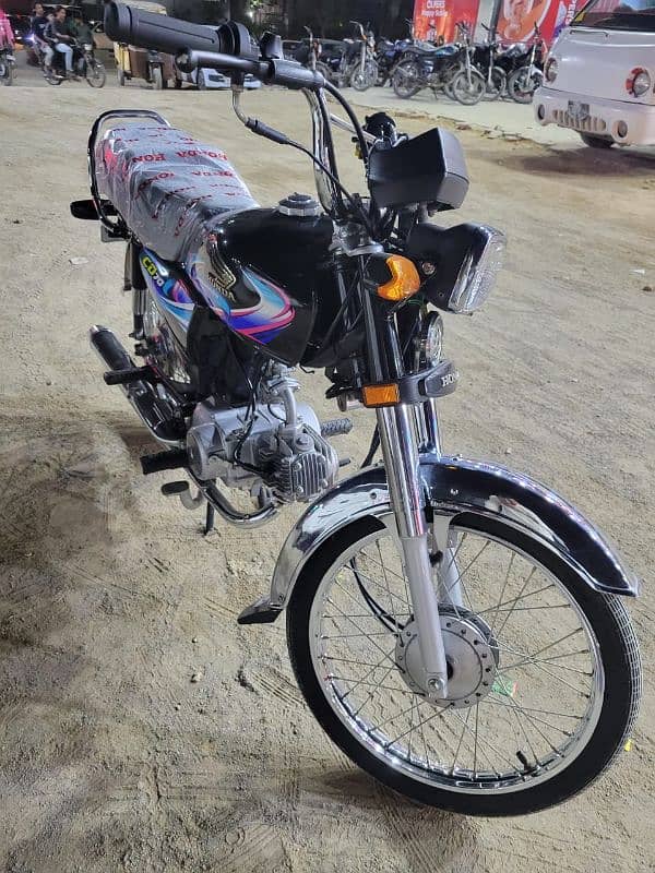 Honda CD-70 Model 2024 Karachi registered 1st owner 9