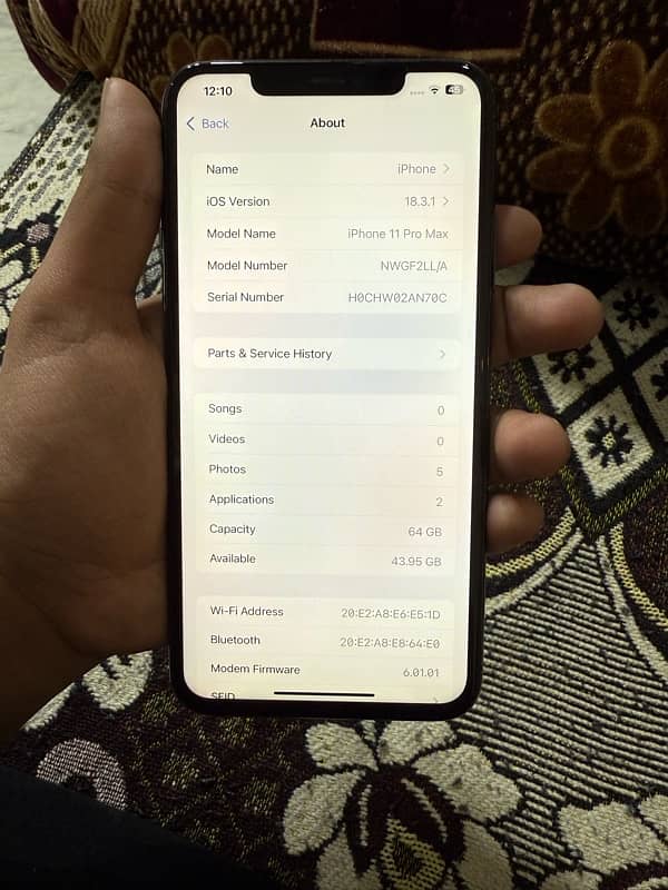 iPhone 11 Pro Max JV Non PTA 64GB Space Gray 7