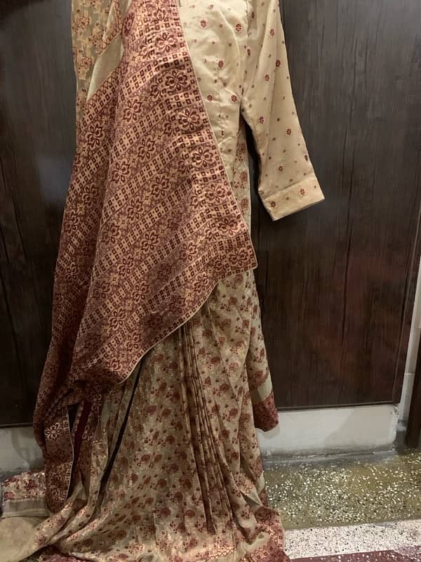 Pure chiffon Saare with banarsi work 5