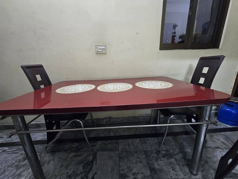 dining table with six chairs 1