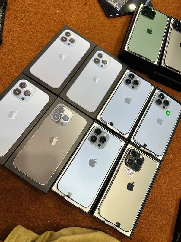 iPhone 13 Pro 128gb&256gb just box open pta 100% health 0