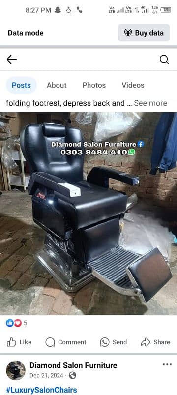 Brand new salon chairs, salon furniture, hair wash unit and etc 1