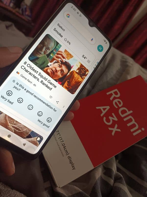 Redmi A3x 3gb 64gb 10/10 full box few days used 8