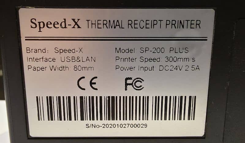 Speed-X Thermal Printer - Just Opened the box, not used yet 1