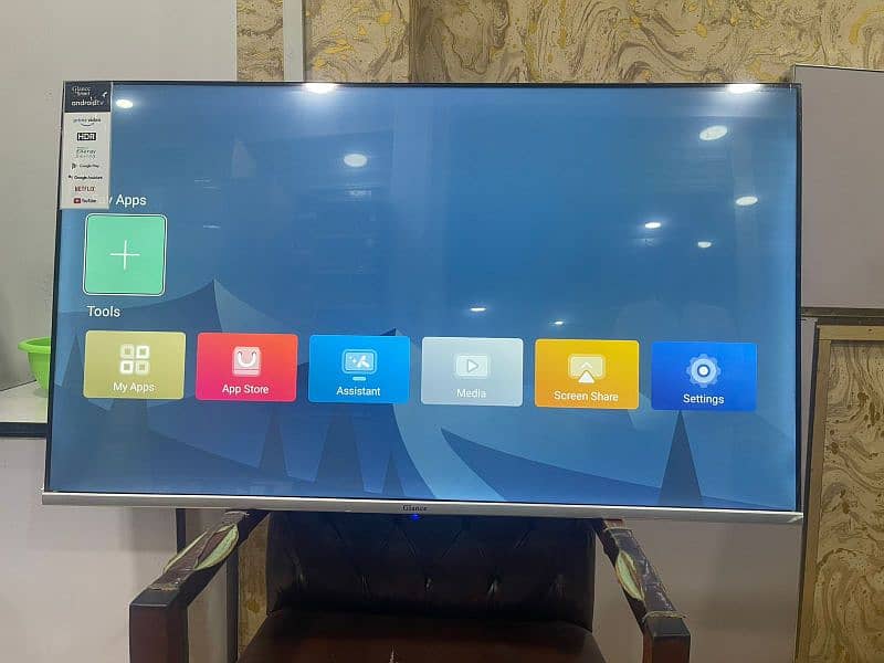 LED 43 Box Samsung New Model Voice Remot Bezel less 4k 3