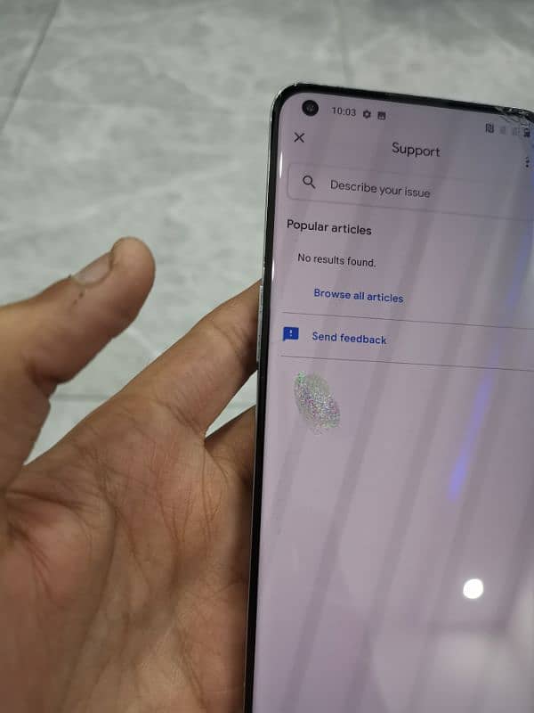 Oneplus 9 pro in good condition 8gb 256gb dual sim Glass break and dot 1