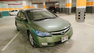 Honda Civic reborn olive green