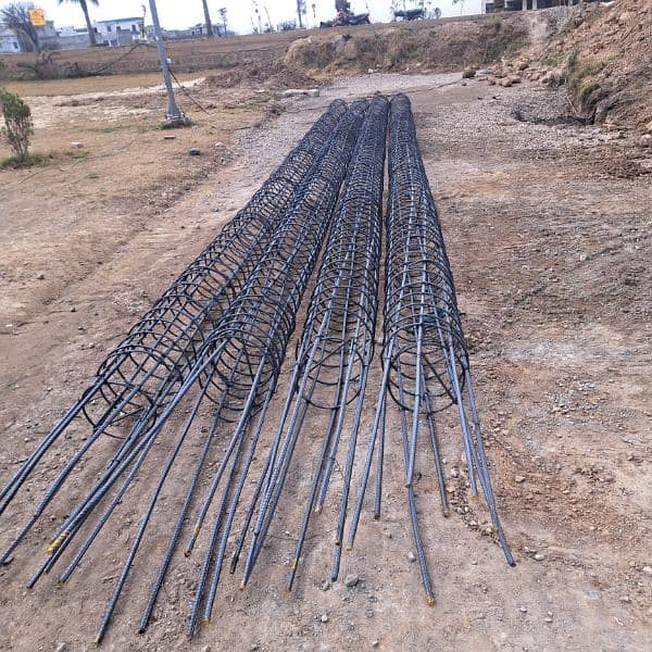 Lowering| pile sizes 12" to 60"| Pile bore drilling under construction 12