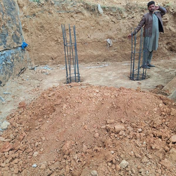 Lowering| pile sizes 12" to 60"| Pile bore drilling under construction 18