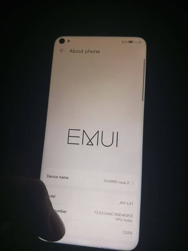 Huawei Nova 7i 8GB /128GB PTA approved Urgent For sale 10