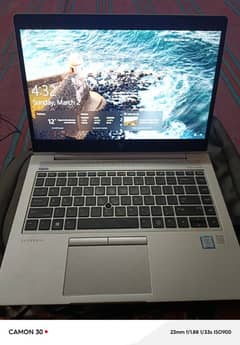 HP Elitebook Laptop core I5 8 generation 8gb ram 256 SSD