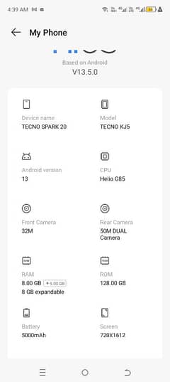 Tecno  spark 20 urgent sale