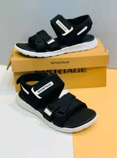 Men's Rexine Fancy sandals Sportage Black