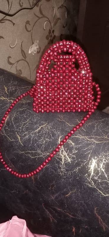 Beautifull Pearl Beads Bags 1