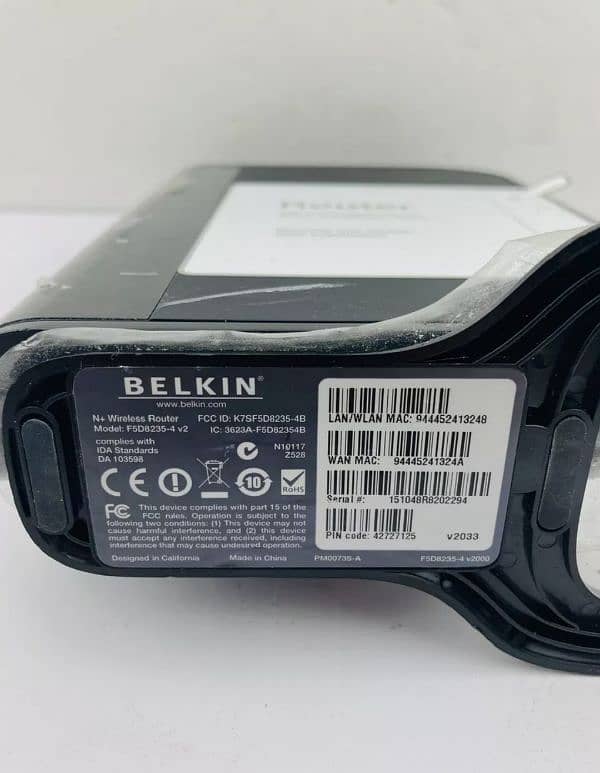 belkin router high range 2