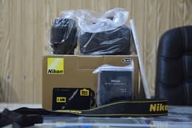 Nikon d3200 with kit lens and complete box fresh import