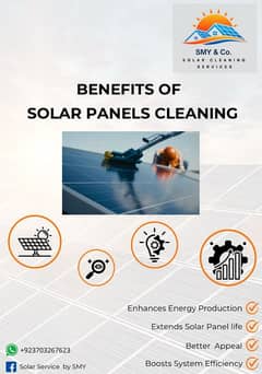 Solar panel cleaning service