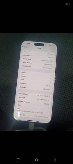 I phone 16 pro max 256 gb natural titanium