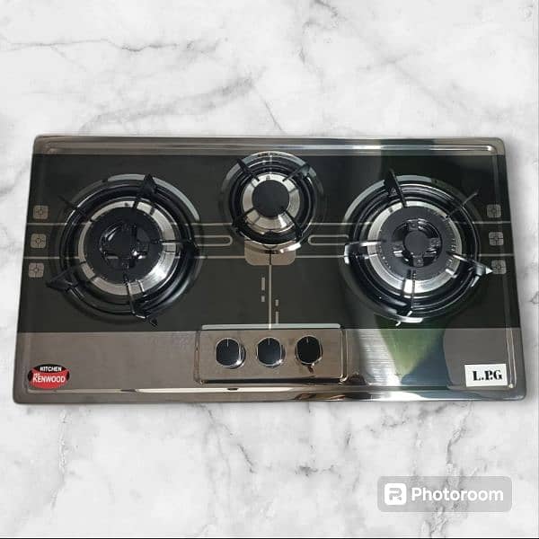 Kenwood Steel Gas Hob & Stove 8