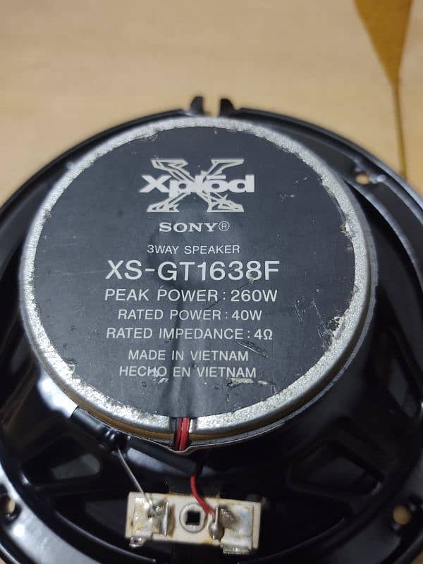 Original Imported Branded Vietnam Sony Xplod door Component speakers 2