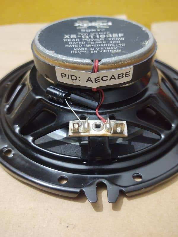 Original Imported Branded Vietnam Sony Xplod door Component speakers 10
